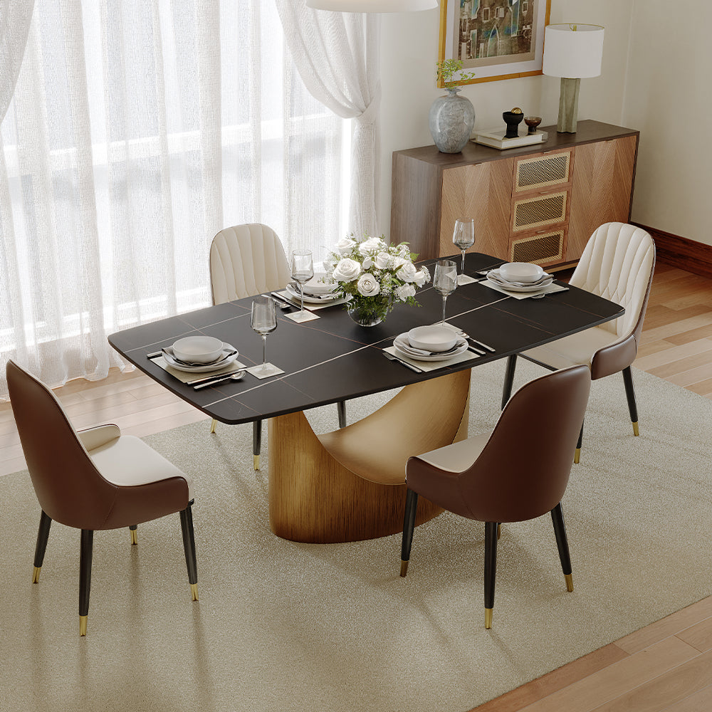 POVISON Hobart Rectangular Dining Table Sintered Stone