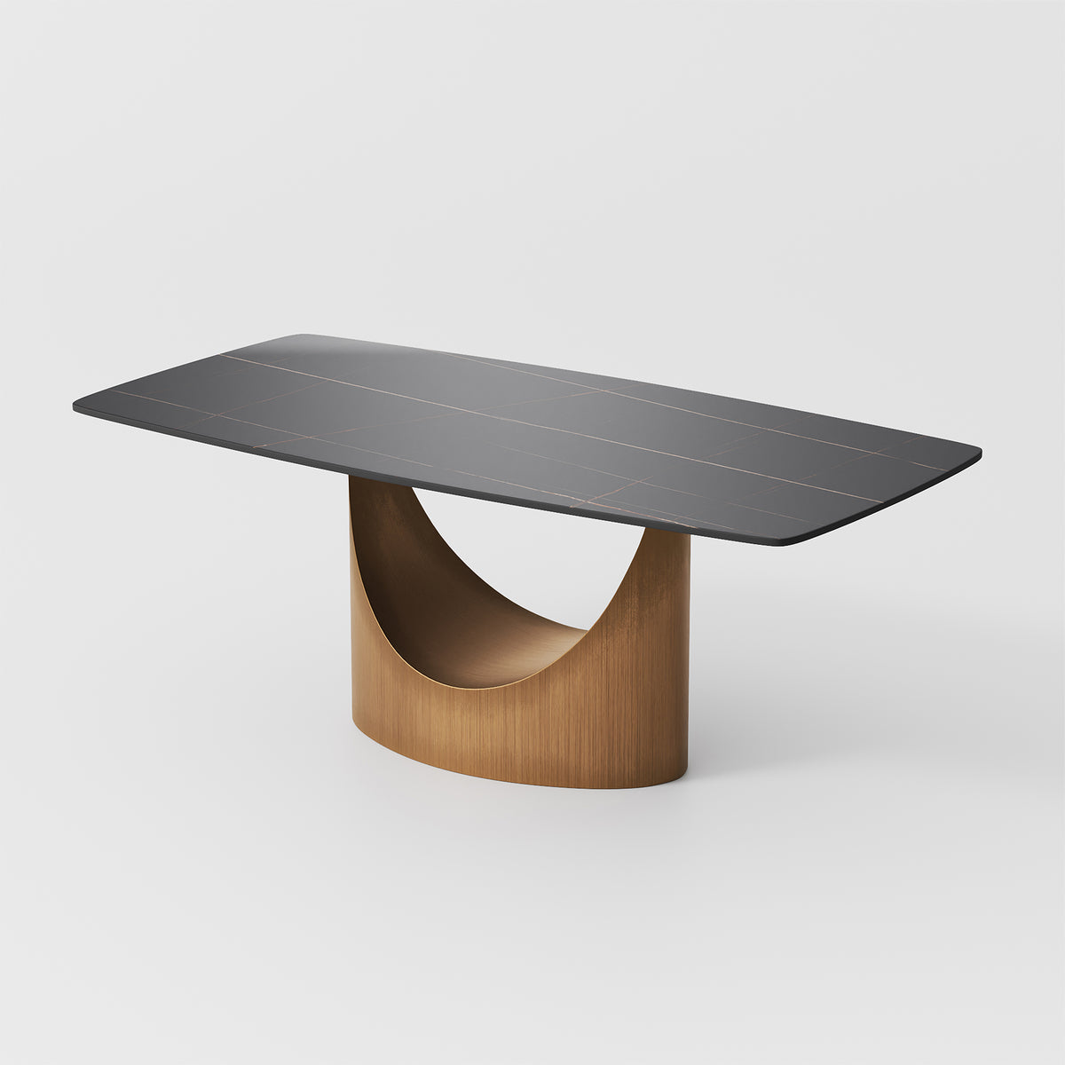 POVISON Hobart Rectangular Dining Table Sintered Stone